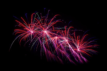 Image showing Fireworks at new years eve