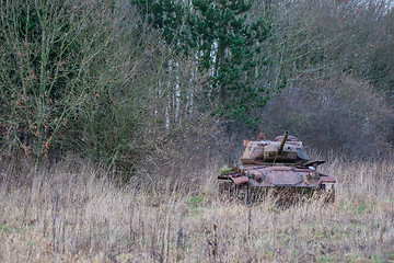 Image showing Tank in the nature