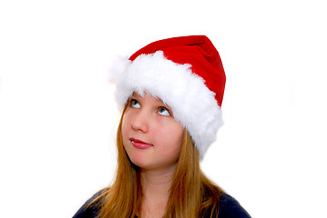 Image showing Chrismas girl