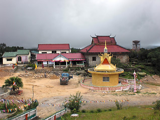 Image showing architectural scenery in Laos