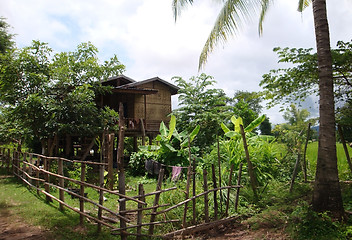 Image showing cottage in Laos