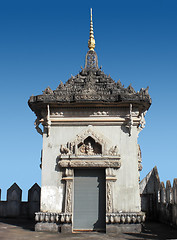 Image showing small tower in Vientiane