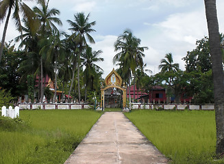 Image showing architectural scenery in Laos