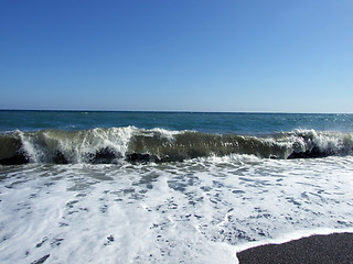 Image showing Waves at coast of the Black sea 3