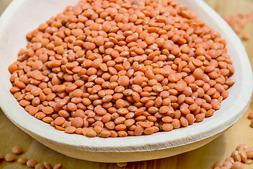 Image showing Red lentils