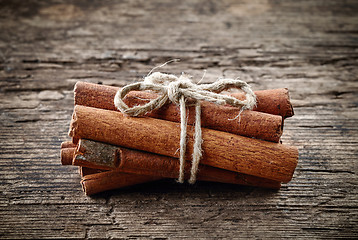 Image showing Cinnamon sticks