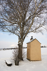 Image showing Chapel in winter