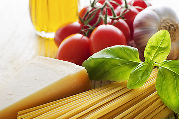 Image showing Pasta ingredients