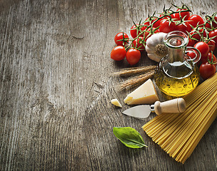 Image showing Pasta ingredients