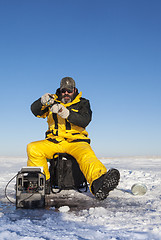Image showing Fishing on Ice