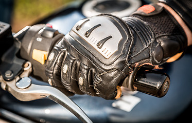 Image showing Motorcycle Racing Gloves