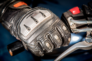 Image showing Motorcycle Racing Gloves