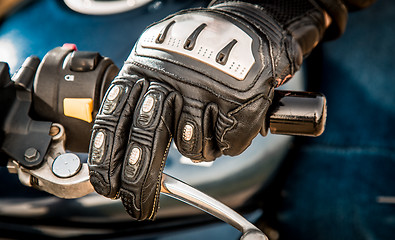 Image showing Motorcycle Racing Gloves