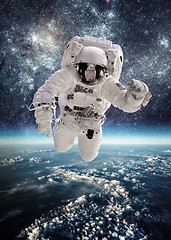 Image showing Astronaut in outer space