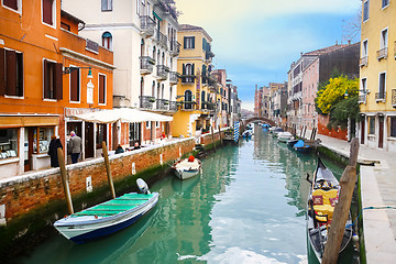Image showing Venetian water canal
