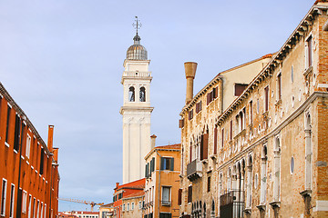 Image showing San Giorgio dei Greci bell tower