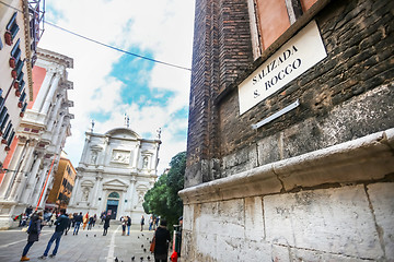 Image showing Scuola Grande di San Rocco in Venice