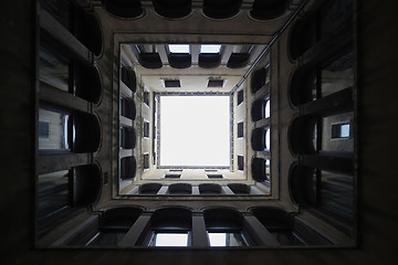 Image showing Bottom view of Archeological Museum in Venice