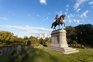Image showing Boston George Washington Statue