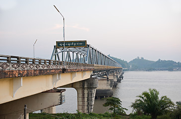 Image showing Bridge over the Tanintharyi River in Southern Myanmar