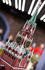 Image showing Moscow Kremlin Spasskaya tower model