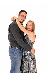 Image showing Husband and wife embracing.