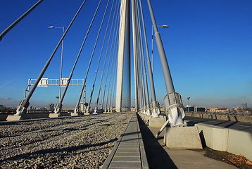 Image showing Ada bridge in Belgrade