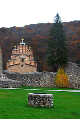 Image showing Serbian Orthodox monastery Ravanica