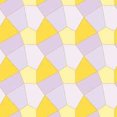 Image showing Vector seamless abstract background. multicolored mosaic