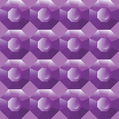 Image showing Vector seamless background of purple gemstones