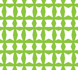 Image showing Vector seamless background. Green grid