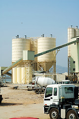 Image showing The cememt plant