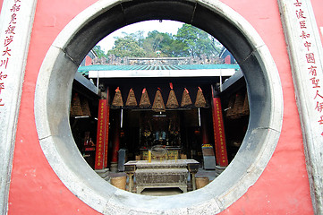 Image showing Window of temple