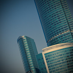 Image showing skyscrapers at morning