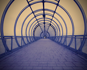 Image showing blue corridor