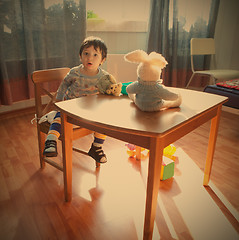 Image showing baby in playroom