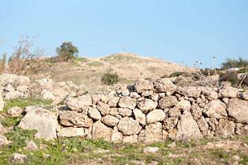 Image showing Historical ruins in Israel