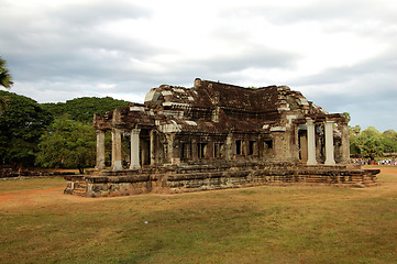 Image showing The library in the Angkor Wat, Cambodia