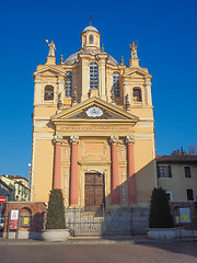 Image showing Church of San Bernardino meaning St Bernardine in Chieri