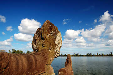 Image showing Naga head at the royal bath