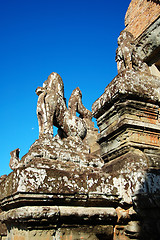 Image showing Guardian lions at Pre Rup, Cambodia