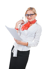 Image showing Smiling Business Woman