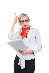 Image showing Smiling Business Woman