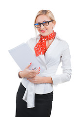 Image showing Smiling Business Woman