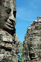 Image showing Angkor face