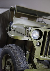 Image showing military jeep