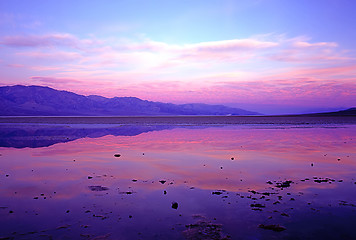 Image showing Dawn in Death Valley, California