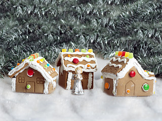 Image showing gingerbread village