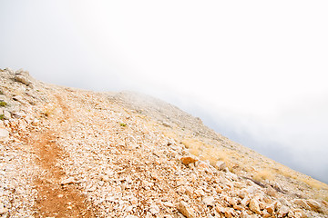 Image showing mountains hid behind a veil of mist