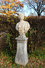 Image showing statue in the park 